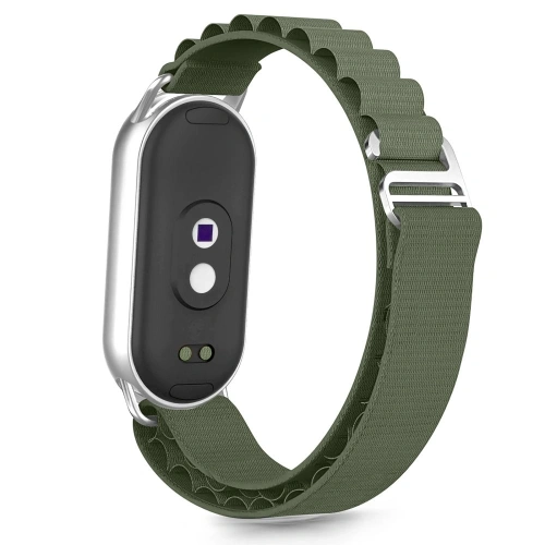 Pasek Tech-Protect Nylon Pro do Xiaomi Smart Band 8 / 9 / 10 / NFC Army Green