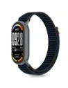 Pasek Tech-Protect Nylon Stripe do Xiaomi Smart Band 8 / 9 / 10 / NFC Black/orange