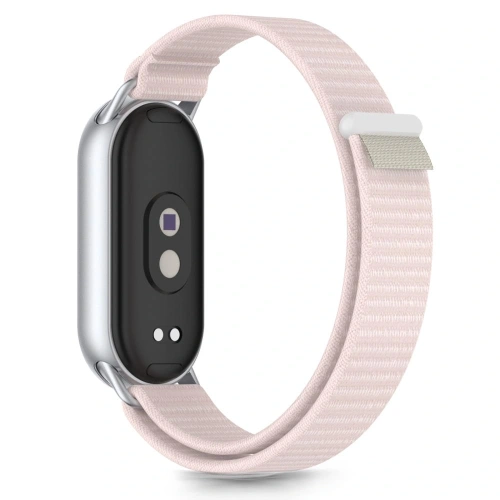 Pasek Tech-Protect Nylon Stripe do Xiaomi Smart Band 8 / 9 / 10 / NFC Pink/grey