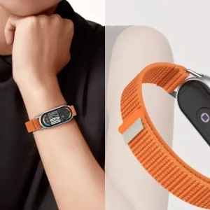 Pasek Tech-Protect Nylon Stripe do Xiaomi Smart Band 8 / 9 / 10 / NFC Pink/grey