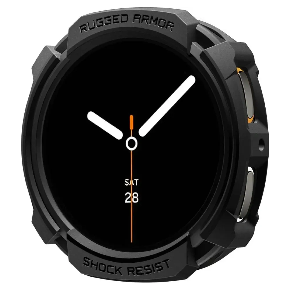 Etui Spigen Rugged Armor do Samsung Galaxy Watch 8 44mm Matte Black