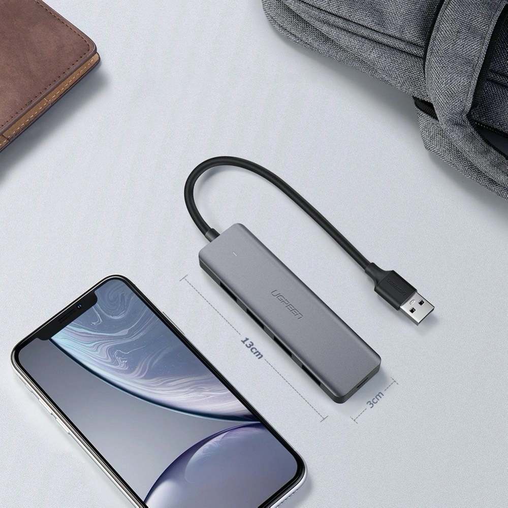 Hurtownia GSM - Adapter 4w1 UGREEN Hub USB-C do 4x USB 3.0 + micro USB - UGR293 - {ean13} - Hurt