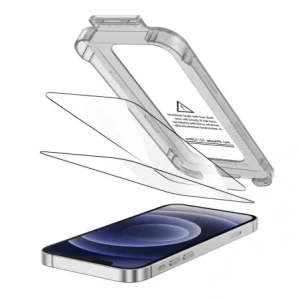 Szkło hartowane Tech-Protect Quick Set+ do Apple iPhone 12 / 12 Pro Black [2 PACK]