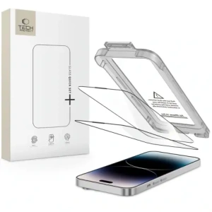 Szkło hartowane Tech-Protect Quick Set+ do Apple iPhone 14 Pro Black [2 PACK]