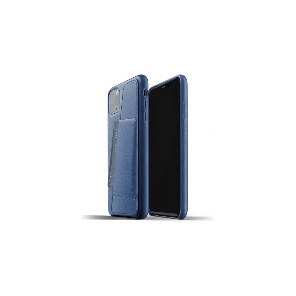 Hurtownia GSM - Etui Mujjo Full Leather Wallet Case Apple iPhone 11 Pro Max (niebieskie) - MUJ010BLU - {ean13} - Hurt