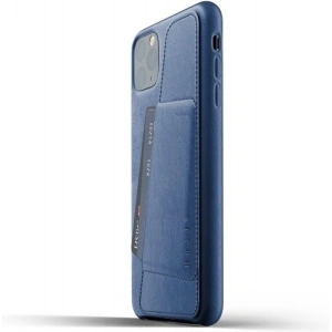 Mujjo Full Leather Wallet Case Apple iPhone 11 Pro Max (blue)