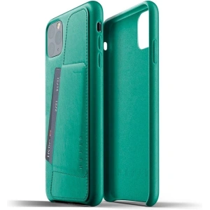 Mujjo Full Leather Wallet Case Apple iPhone 11 Pro Max (green)