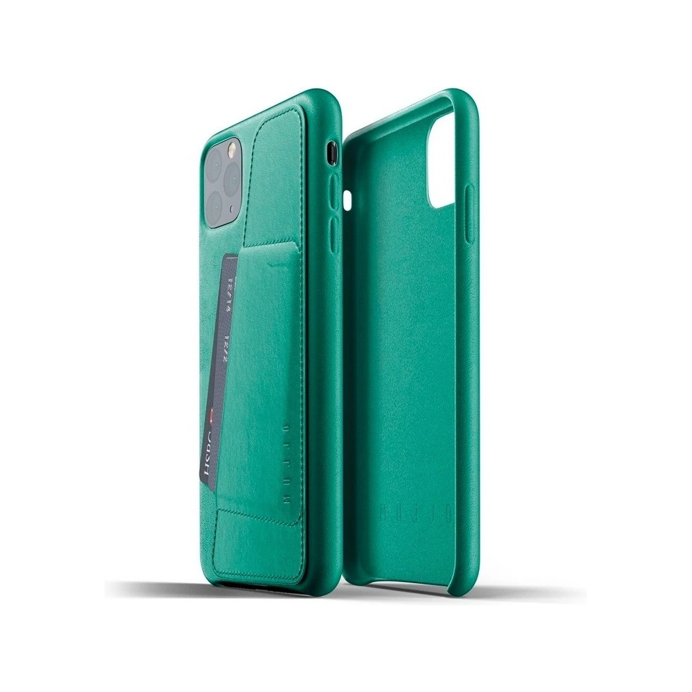 Hurtownia GSM - Etui Mujjo Full Leather Wallet Case Apple iPhone 11 Pro Max (zielone) - MUJ011GRN - {ean13} - Hurt