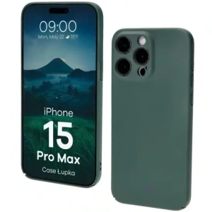 Etui Bizon Case Łupka do Apple iPhone 15 Pro Max zielone