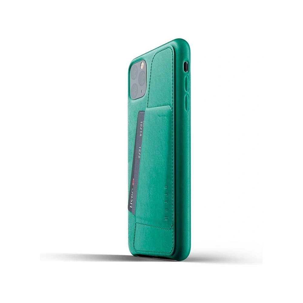Hurtownia GSM - Etui Mujjo Full Leather Wallet Case Apple iPhone 11 Pro Max (zielone) - MUJ011GRN - {ean13} - Hurt