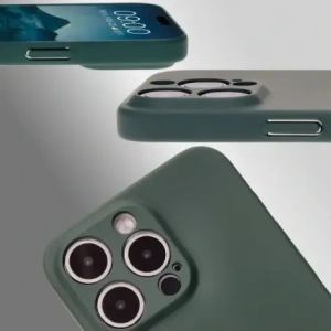Etui Bizon Case Łupka do Apple iPhone 15 Pro Max zielone