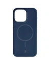 Silikonowe etui z pierścieniem magnetycznym Bizon Soft Case Magnetic do Apple iPhone 15 Pro Max granatowe