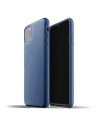 Etui Mujjo Full Leather Case Apple iPhone 11 Pro Max (blaue)
