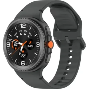 Silikonowy pasek Bizon Strap Watch Silicone G do Samsung Galaxy Watch 8 40mm / 44mm / 8 Classic 46mm szary