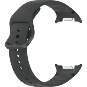 Silikonowy pasek Bizon Strap Watch Silicone G do Samsung Galaxy Watch 8 40mm / 44mm / 8 Classic 46mm szary