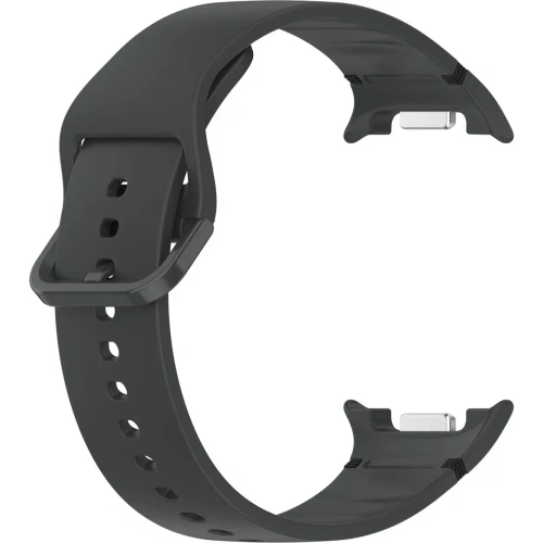 Silikonowy pasek Bizon Strap Watch Silicone G do Samsung Galaxy Watch 8 40mm / 44mm / 8 Classic 46mm szary