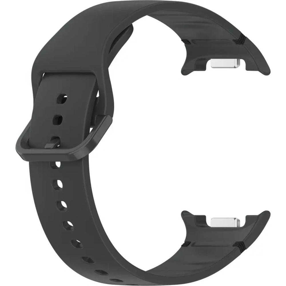 Silikonowy pasek Bizon Strap Watch Silicone G do Samsung Galaxy Watch 8 40mm / 44mm / 8 Classic 46mm szary