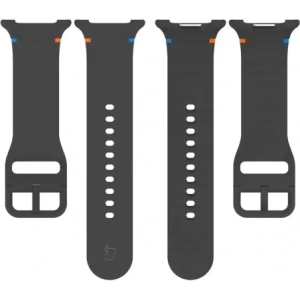 Silikonowy pasek Bizon Strap Watch Silicone G do Samsung Galaxy Watch 8 40mm / 44mm / 8 Classic 46mm szary