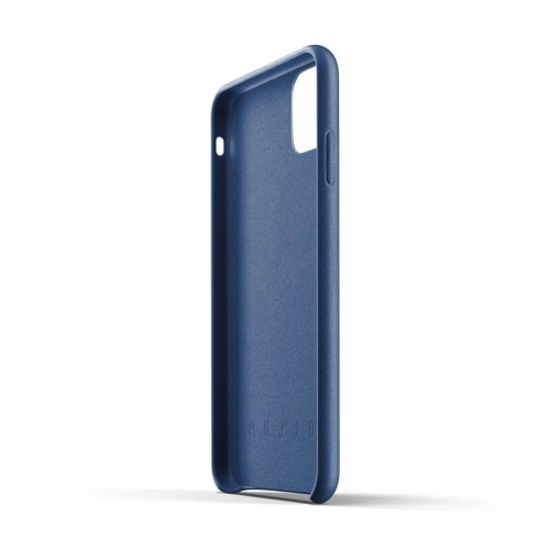 Etui Mujjo Full Leather Case Apple iPhone 11 Pro Max (niebieskie)