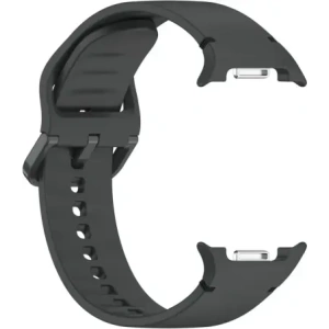 Silikonowy pasek Bizon Strap Watch Silicone G do Samsung Galaxy Watch 8 40mm / 44mm / 8 Classic 46mm szary