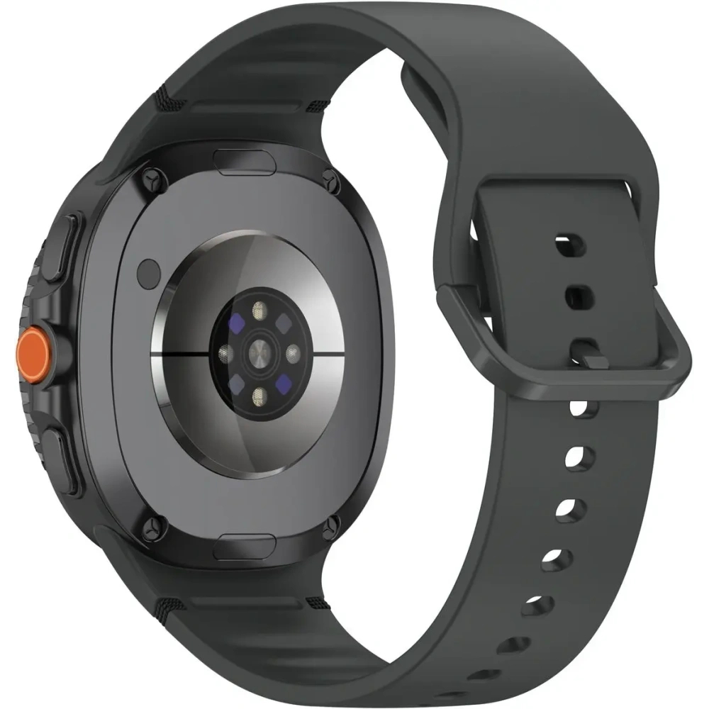 Silikonowy pasek Bizon Strap Watch Silicone G do Samsung Galaxy Watch 8 40mm / 44mm / 8 Classic 46mm szary
