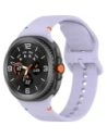 Silikonowy pasek Bizon Strap Watch Silicone G do Samsung Galaxy Watch 8 40mm / 44mm / 8 Classic 46mm jasnofioletowy