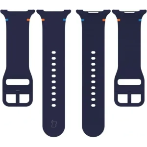 Silikonowy pasek Bizon Strap Watch Silicone G do Samsung Galaxy Watch 8 40mm / 44mm / 8 Classic 46mm granatowy