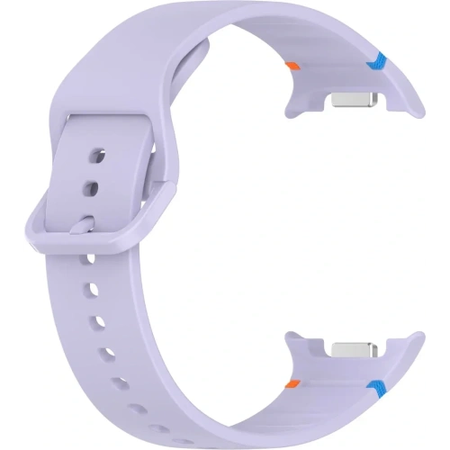 Silikonowy pasek Bizon Strap Watch Silicone G do Samsung Galaxy Watch 8 40mm / 44mm / 8 Classic 46mm jasnofioletowy