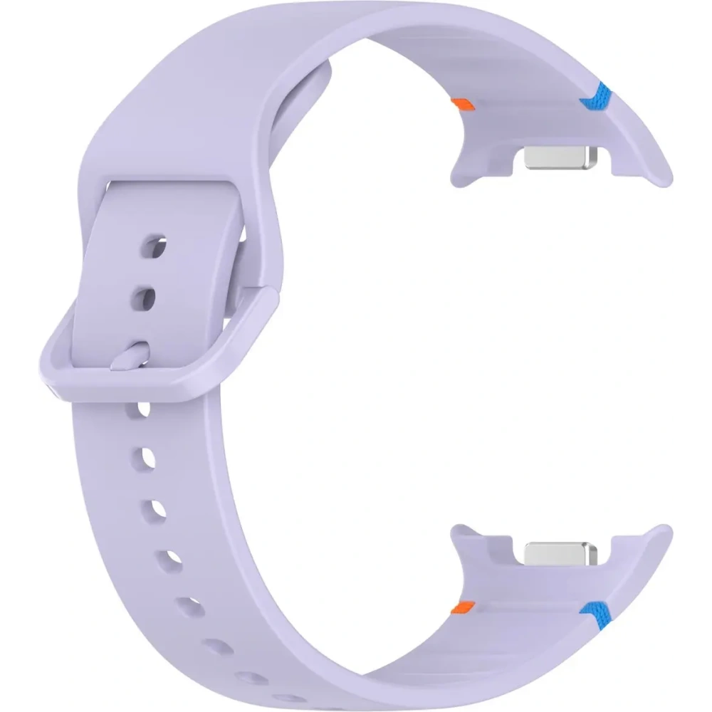 Silikonowy pasek Bizon Strap Watch Silicone G do Samsung Galaxy Watch 8 40mm / 44mm / 8 Classic 46mm jasnofioletowy