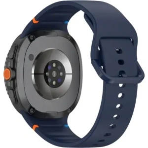 Silikonowy pasek Bizon Strap Watch Silicone G do Samsung Galaxy Watch 8 40mm / 44mm / 8 Classic 46mm granatowy