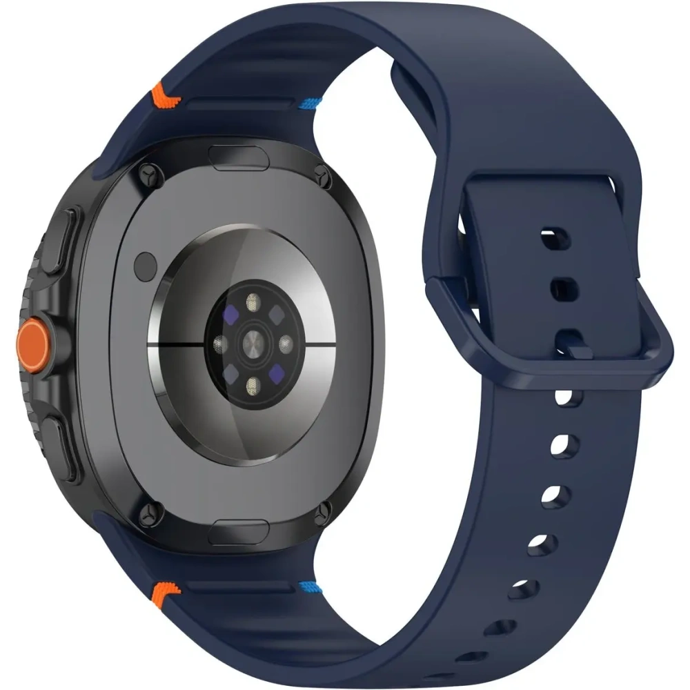 Silikonowy pasek Bizon Strap Watch Silicone G do Samsung Galaxy Watch 8 40mm / 44mm / 8 Classic 46mm granatowy
