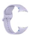 Silikonowy pasek Bizon Strap Watch Silicone G do Samsung Galaxy Watch 8 40mm / 44mm / 8 Classic 46mm jasnofioletowy