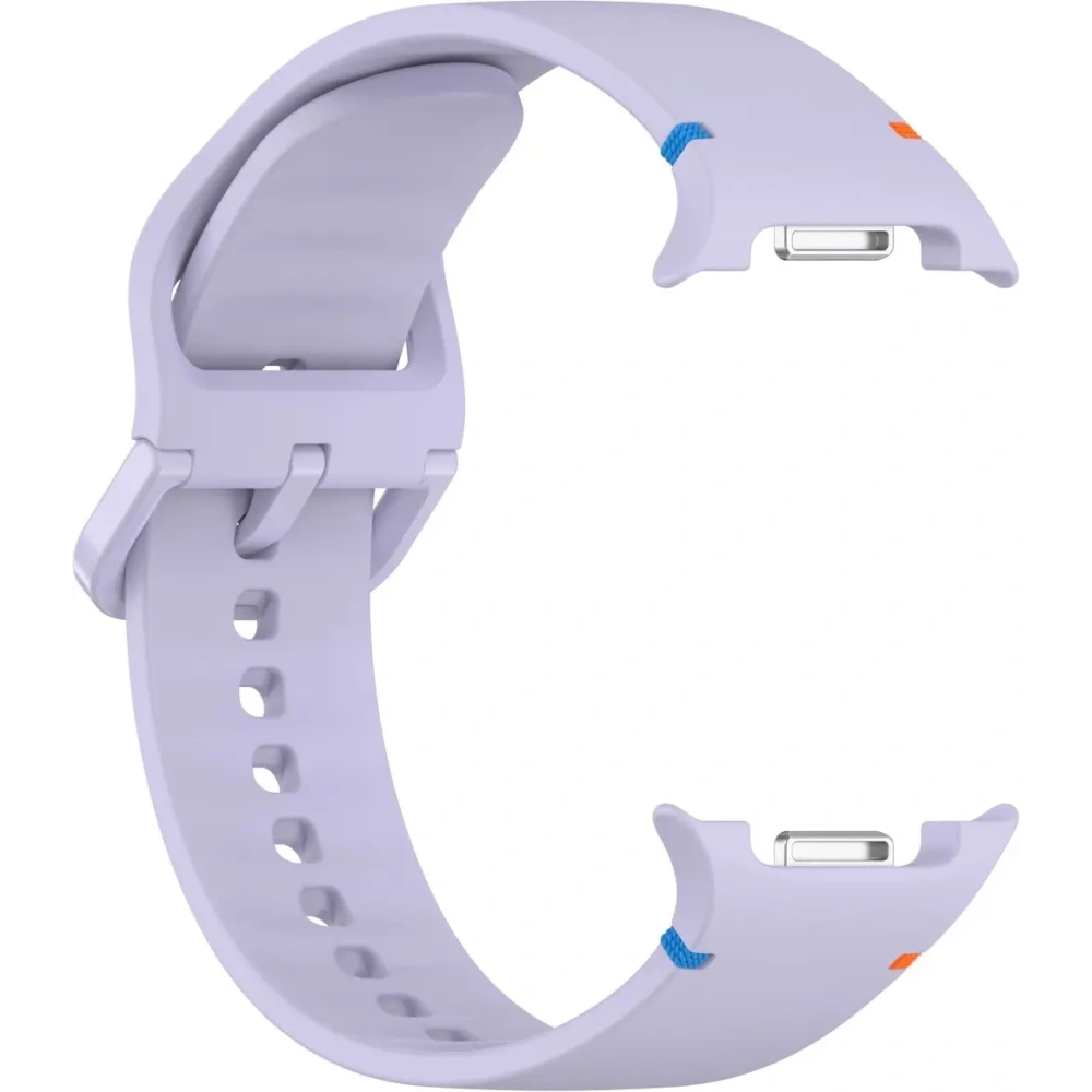 Silikonowy pasek Bizon Strap Watch Silicone G do Samsung Galaxy Watch 8 40mm / 44mm / 8 Classic 46mm jasnofioletowy