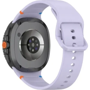 Silikonowy pasek Bizon Strap Watch Silicone G do Samsung Galaxy Watch 8 40mm / 44mm / 8 Classic 46mm jasnofioletowy