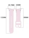 Silikonowy pasek Bizon Strap Watch Silicone G do Samsung Galaxy Watch 8 40mm / 44mm / 8 Classic 46mm różowy