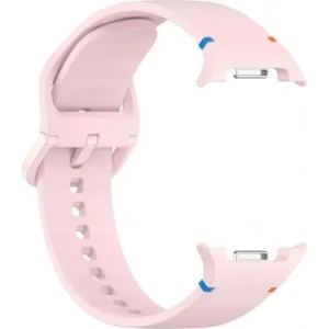 Silikonowy pasek Bizon Strap Watch Silicone G do Samsung Galaxy Watch 8 40mm / 44mm / 8 Classic 46mm różowy