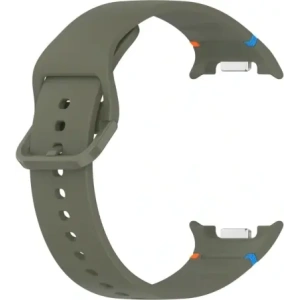 Bizon Szíj Óra Szilikon G Samsung Galaxy Watch 8 40mm / 44mm / 8 Classic 46mm sötétzöld