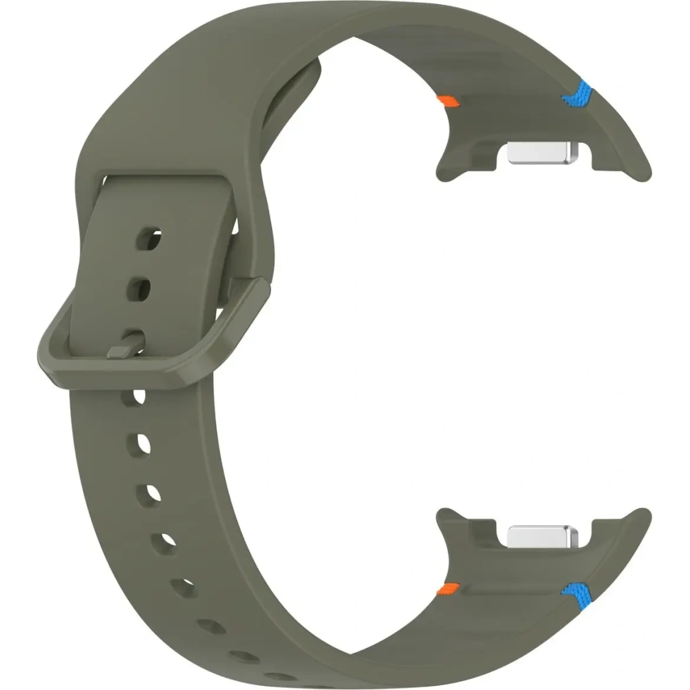 Silikonowy pasek Bizon Strap Watch Silicone G do Samsung Galaxy Watch 8 40mm / 44mm / 8 Classic 46mm ciemnozielony