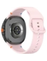 Silikonowy pasek Bizon Strap Watch Silicone G do Samsung Galaxy Watch 8 40mm / 44mm / 8 Classic 46mm różowy