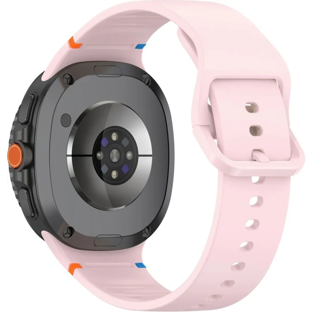 Silikonowy pasek Bizon Strap Watch Silicone G do Samsung Galaxy Watch 8 40mm / 44mm / 8 Classic 46mm różowy