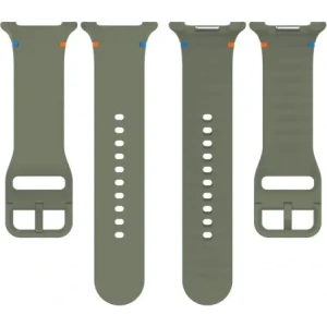 Silikonowy pasek Bizon Strap Watch Silicone G do Samsung Galaxy Watch 8 40mm / 44mm / 8 Classic 46mm ciemnozielony