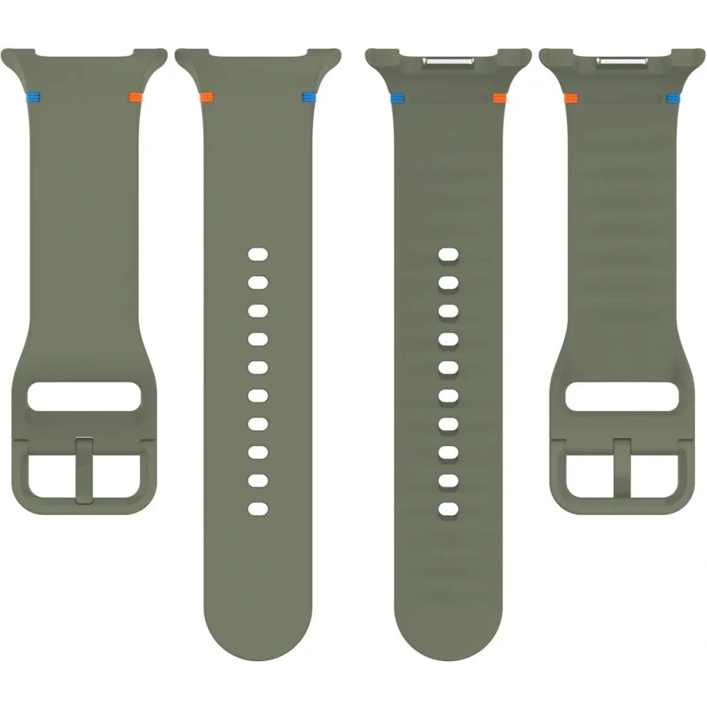 Silikonowy pasek Bizon Strap Watch Silicone G do Samsung Galaxy Watch 8 40mm / 44mm / 8 Classic 46mm ciemnozielony