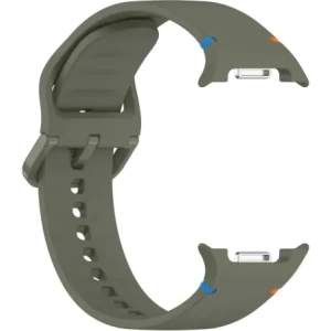 Bizon Szíj Óra Szilikon G Samsung Galaxy Watch 8 40mm / 44mm / 8 Classic 46mm sötétzöld