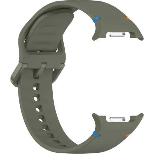 Silikonowy pasek Bizon Strap Watch Silicone G do Samsung Galaxy Watch 8 40mm / 44mm / 8 Classic 46mm ciemnozielony