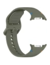 Silikonowy pasek Bizon Strap Watch Silicone G do Samsung Galaxy Watch 8 40mm / 44mm / 8 Classic 46mm ciemnozielony