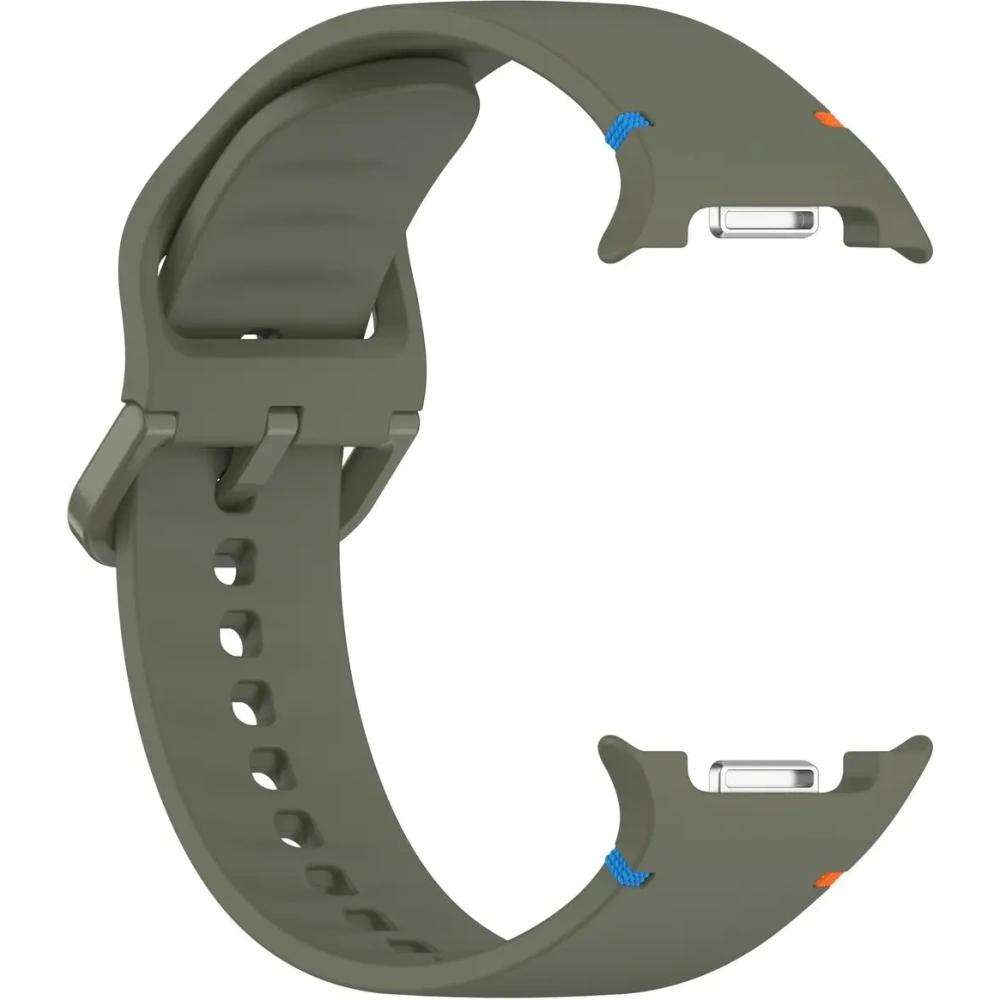 Silikonowy pasek Bizon Strap Watch Silicone G do Samsung Galaxy Watch 8 40mm / 44mm / 8 Classic 46mm ciemnozielony