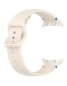 Silikonowy pasek Bizon Strap Watch Silicone G do Samsung Galaxy Watch 8 40mm / 44mm / 8 Classic 46mm beżowy