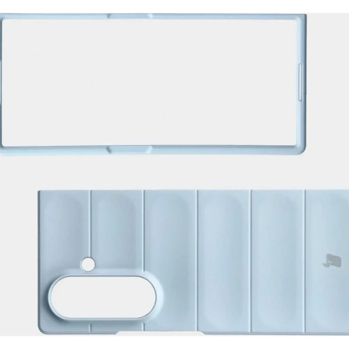 Pancerne etui Bizon Case Tur do Samsung Galaxy Z Fold7 błękitne