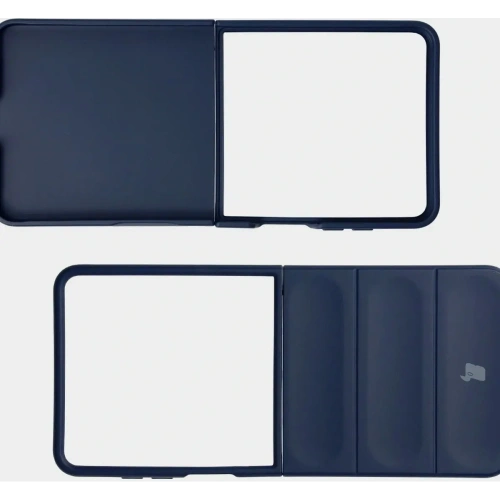 Pancerne etui Bizon Case Tur do Samsung Galaxy Z Flip7 granatowe