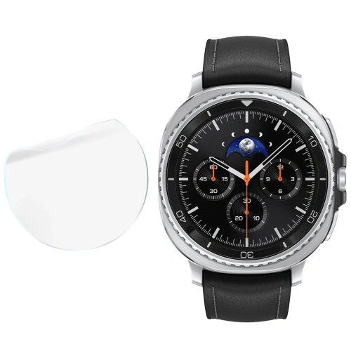Folia hydrożelowa na ekran Bizon Glass Watch Hydrogel do Samsung Galaxy Watch 8 Classic 46mm [2 PACK]